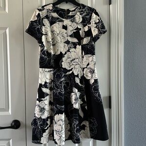 Floral Eliza J Dress with Flare Skirt